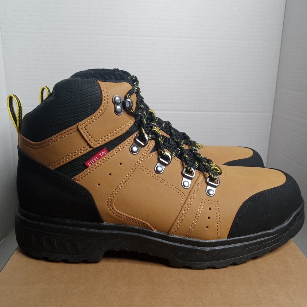 Brahma Appaloosa Steel Toe Work Boots Men's Size US 12 Anti-Fatigue Footbed NWB